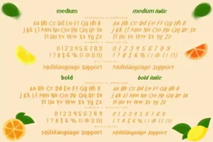 Lemon Sundae Font