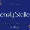 Lonely Station Font