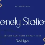 Lonely Station Font