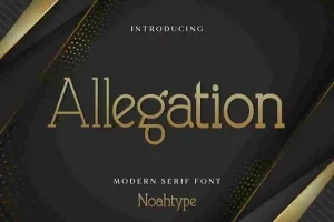Allegation Font