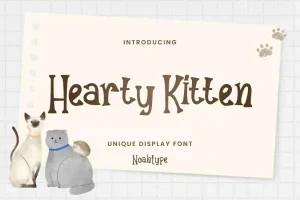 Hearty Kitten Font