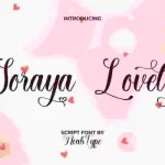 Soraya Lovely Font