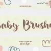 Baby Brushes Font