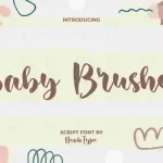 Baby Brushes Font
