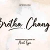 Bretha Change Font