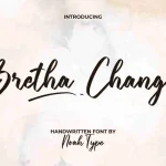 Bretha Change Font