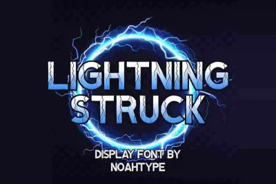Lightning Struck Font