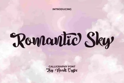 Romantic Sky Font