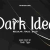 Dark Idea Font