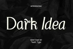 Dark Idea Font