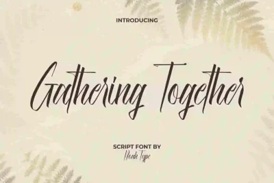 Gathering Together Font