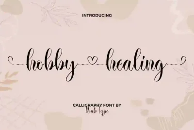 Hobby Healing Font