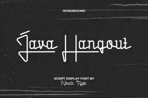 Java Hangout Font