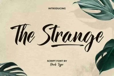 The Strange Font