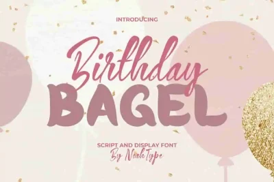 Birthday Bagel Font