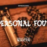 Personal Foul Font