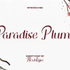 Paradise Plums Font