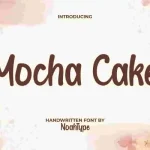 Mocha Cake Font