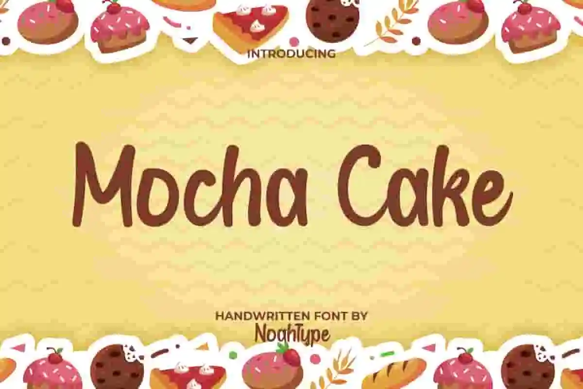 Mocha Cake Font