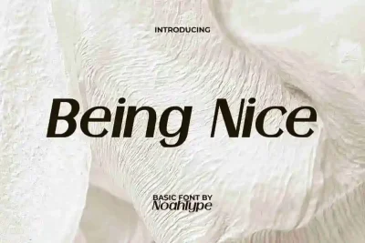 Being Nice Font