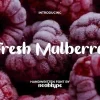 Fresh Mulberry Font