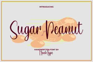 Sugar Peanut Font