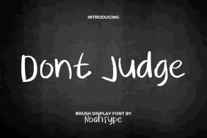Dont Judge
