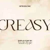 Creasy Elegant Display Font