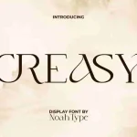 Creasy Elegant Display Font