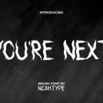You're Next Horror Font