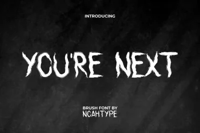 You're Next Horror Font
