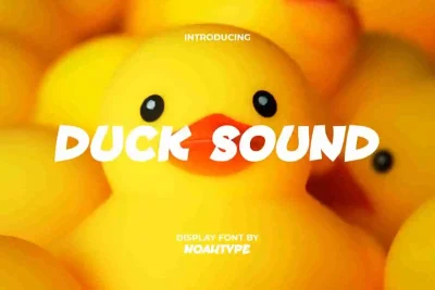 Duck Sound Playful Font