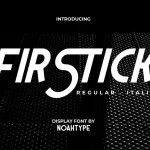 Firstick Modern Sport Font