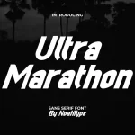 Ultra Marathon Sporty Font
