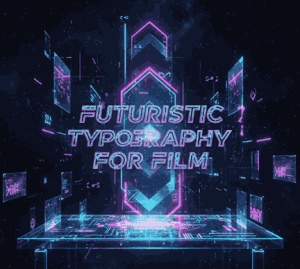 Futuristic Typography For Film